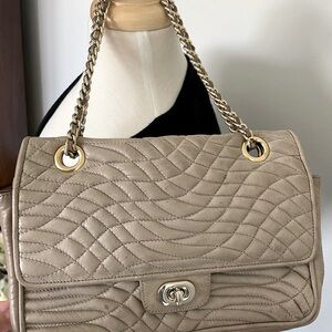 Super Soft Quilted Leather Shoulder Bag